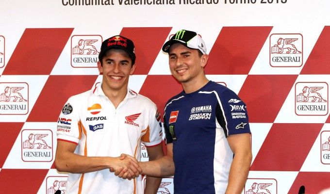 MotoGp, Valencia: Marquez guida libere, Lorenzo &egrave; terzo