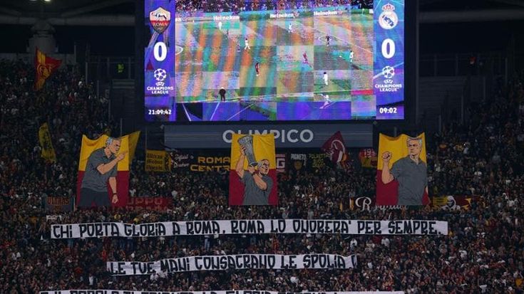 Mourinho, arriva il tributo giallorosso ma poi lo Special One fa piangere i romanisti