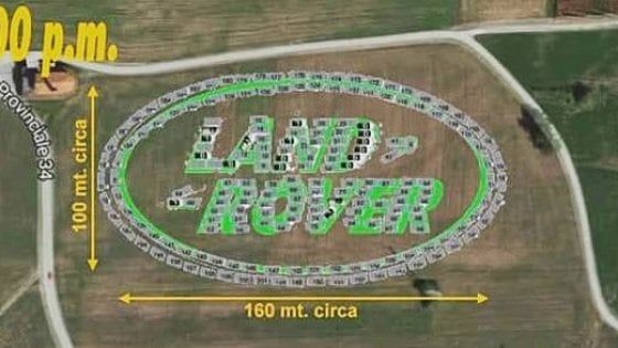 Torino, festa con record per i 70 anni di Land Rover: "Creeremo un maxi logo con i fuoristrada"