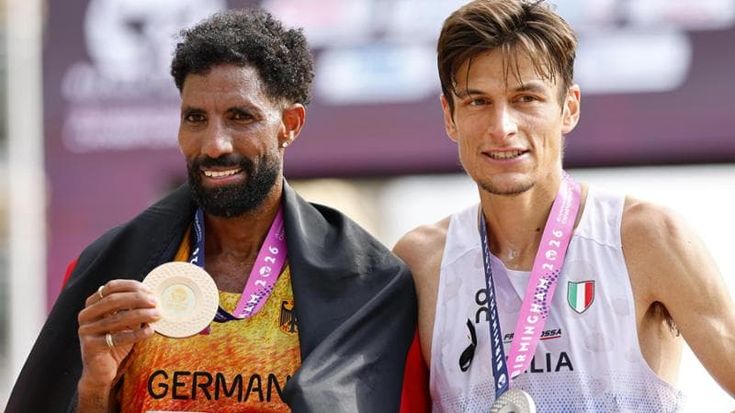 Pietro Riva e le azzurre d’argento nella maratona agli Europei di atletica