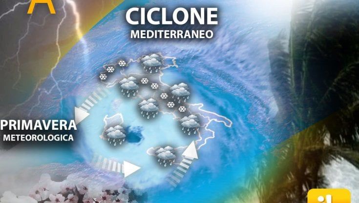 Previsioni meteo: il Ciclone Mediterraneo porta pioggia e neve