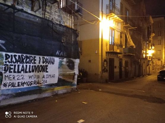"Risarcire i danni dell'alluvione" di Palermo: l'invito all'assemblea pubblica mercoledi