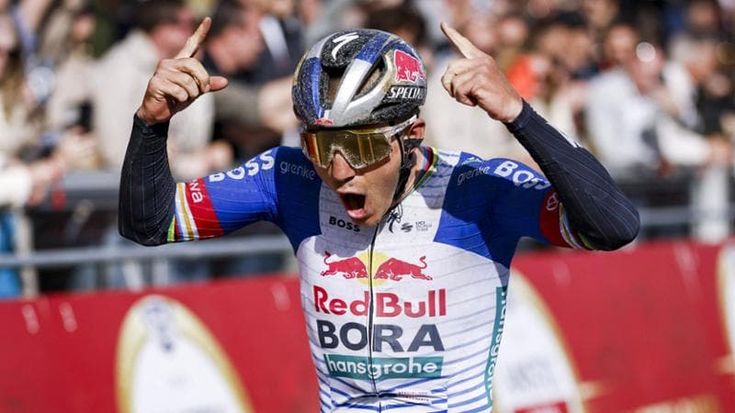Evenepoel vince l’Amstel Gold Race allo sprint su Skjelmose. Bravo Frigo, 10° e sempre all’attacco
