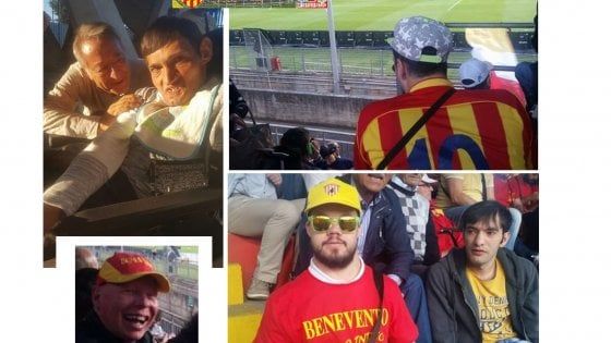 Benevento, allo stadio tra disabili e rifugiati: “Il nostro calcio? Solo sorrisi”