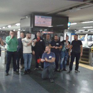 Metropolitana Linea 1, protesta degli addetti alle pulizie