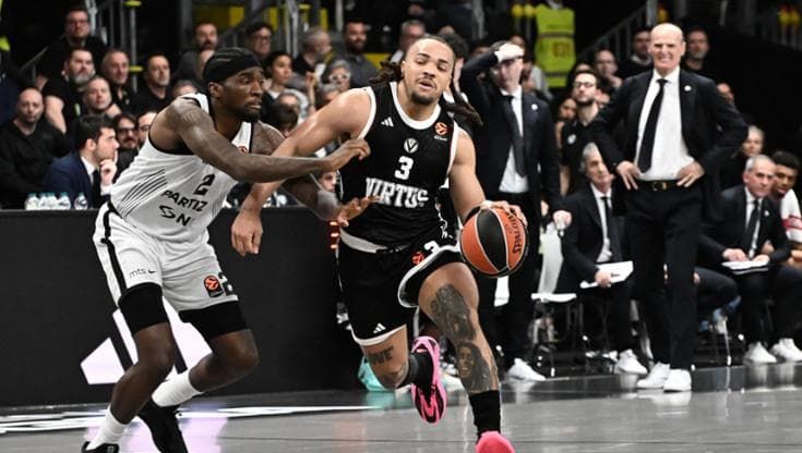 La Virtus cede al Partizan e perde Vildoza per la sfida di Milano