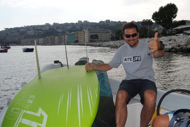 Kitesurf nel weekend<br />alla Rotonda Diaz