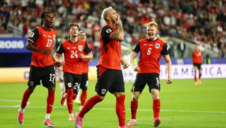L’Austria non convince ma vince: 3-1 alla Giordania, segna anche Arnautovic