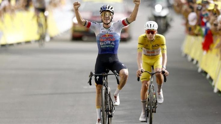 Tour, Evenepoel batte Pogacar in salita, Vingegaard si ritira, Del Toro 3° in classifica
