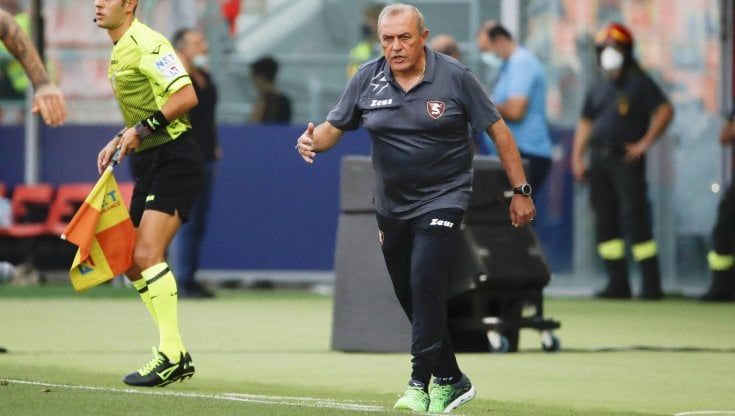 Salernitana, Castori: "Perdere? Non sta né in cielo né in terra"