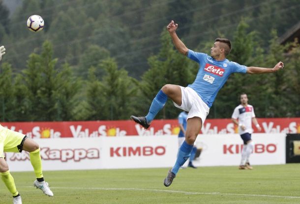 Dimaro, 4 gol per il Napoli in campo contro il Gozzano
