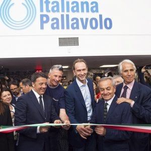 Volley, Magri con Malagò e Renzi inaugurano la nuova casa