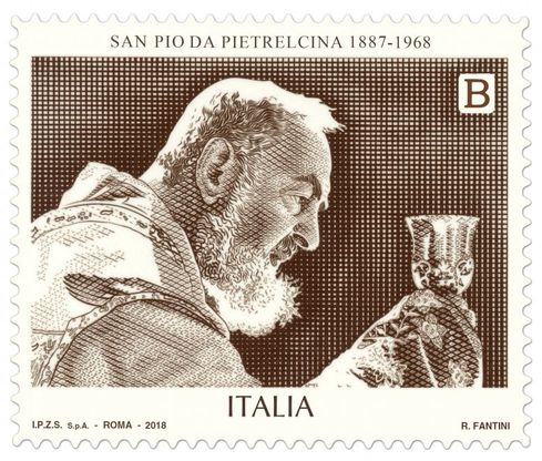 Padre Pio, un francobollo per i cinquant'anni dalla morte