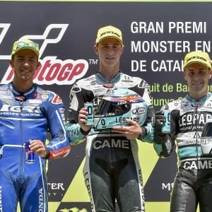 Moto3, Gp Catalogna: Antonelli sbaglia i calcoli, Bastianini è secondo
