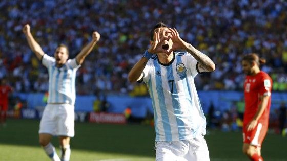 Argentina-Svizzera 1-0: Messi inventa, Di Maria segna. Ora il Belgio