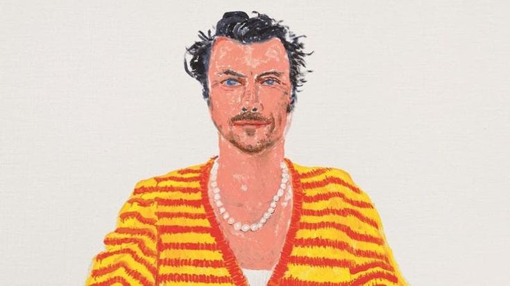 E tra i disegni di David Hockney spunta Harry Styles