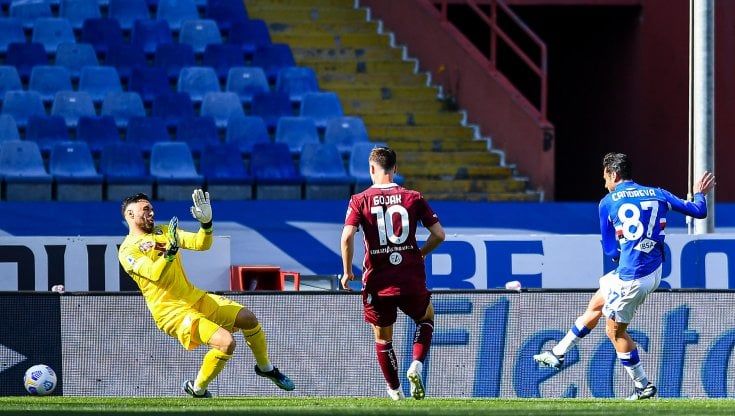 Sampdoria-Torino 1-0, decide Candreva: vittoria tranquillità per i blucerchiati