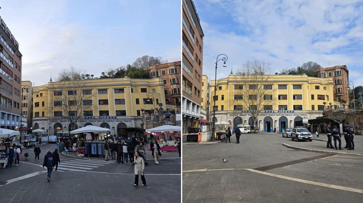 Piazzale Flaminio, sgomberate le bancarelle. Ambulanti trasferiti a piazza Mancini: “Faremo ricorso”