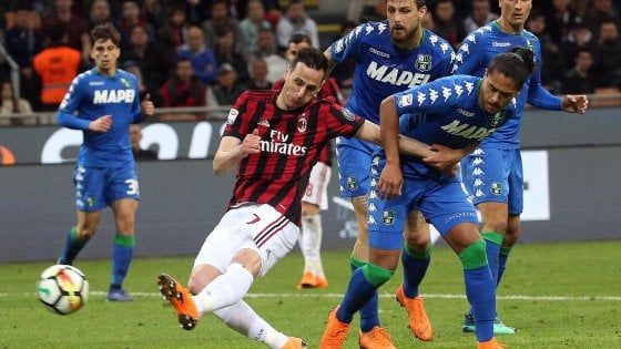 Milan-Sassuolo 1-1: Kalinic salva i rossoneri, ma la Champions resta lontana