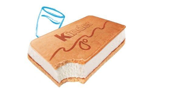 L’attesa è finita: le barrette Kinder (e non solo) diventano un gelato 