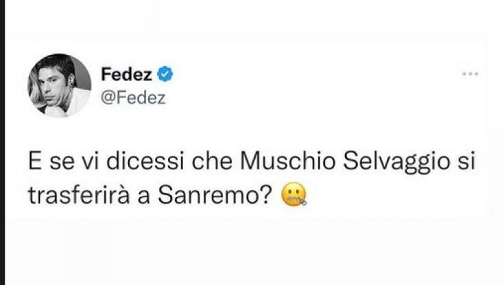 Fedez sbarca a Sanremo con il podcast Muschio selvaggio