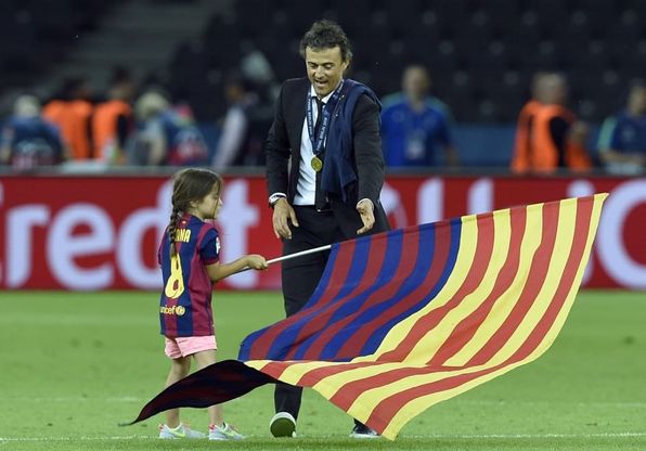 Finale Champions, festa Barça con i bambini in campo