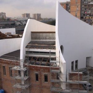 Scampia, pronta la chiesa con tre vele