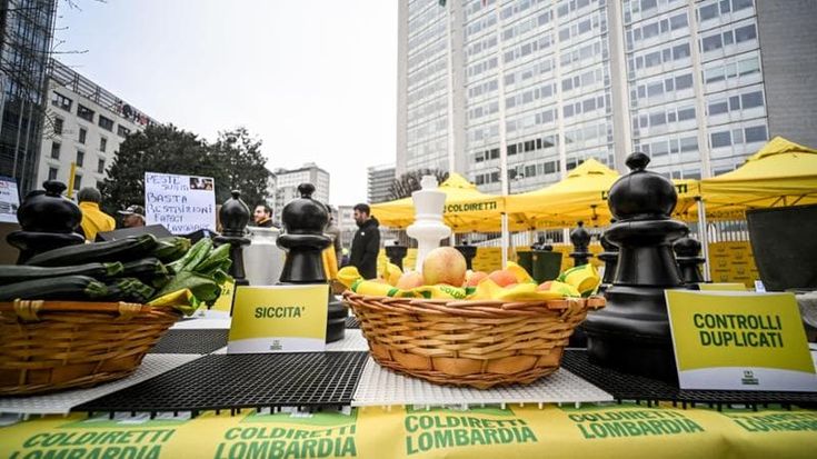 Trattori sotto il Pirellone, la protesta degli agricoltori: “Il governo vigili sui prezzi"