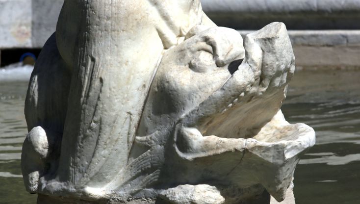 Genova, restaurata la fontana di Nettuno a Villa Scassi