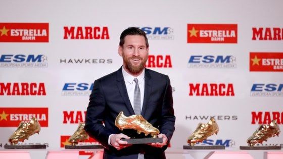 Messi, quinta Scarpa d'oro: ''Barcellona miglior club del mondo''
