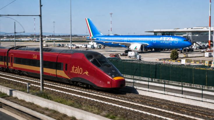 Alleanza tra Ita Airways e Italo per il biglietto integrato: prenotazione unica di aereo e treno