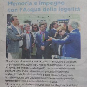 Acqua, bolletta-spot per de Magistris