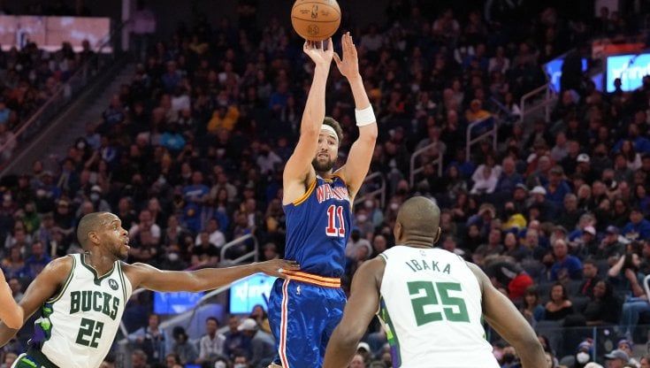 Nba: Golden State ritrova Thompson e stoppa Milwaukee, scivolone di Miami