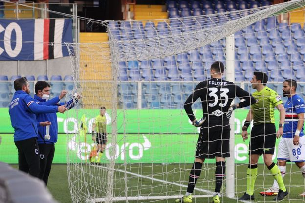 Sampdoria-Torino: la rete è bucata e il gol di Praet non sembra gol