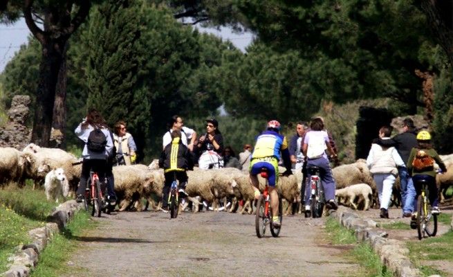Passeggiando in bicicletta<br />Percorsi per scoprire l'altra Roma