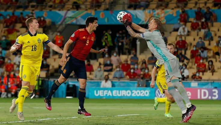 Europei, Spagna-Svezia 0-0: le Furie Rosse sbattono sul muro scandinavo