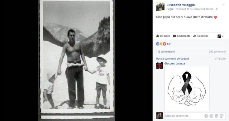 Addio Paolo Villaggio, il saluto della figlia Elisabetta: "Ora sei di nuovo libero di volare"