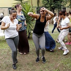 Rebibbia, "due ore di libertà" e il pomeriggio diventa una festa
