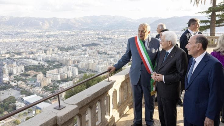 Il presidente Mattarella inaugura il nuovo Castello Utveggio. Diventerà un centro congressi