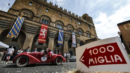 Mille Miglia a Roma, è festa