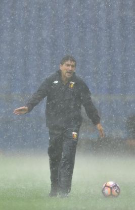 Diluvio a Genova, rinviata la sfida con la Fiorentina 