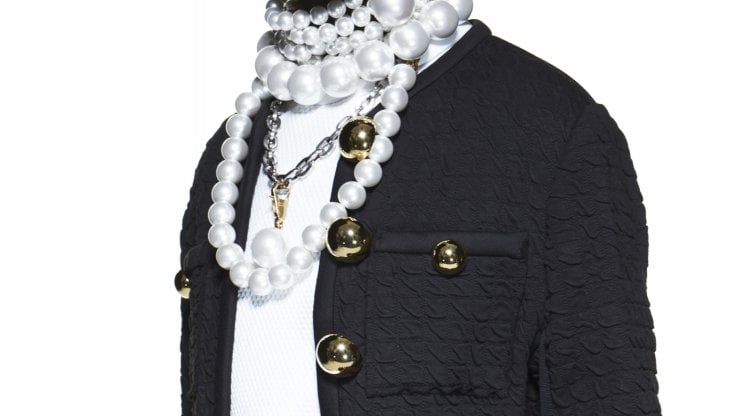 La collana di perle oversize