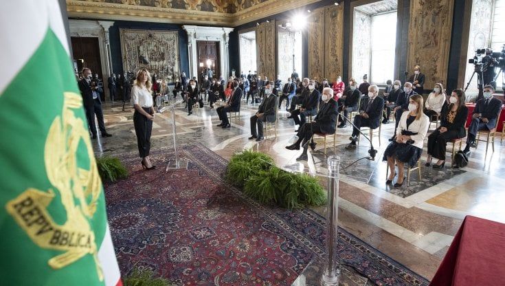 Al Quirinale le onorificenze del presidente Mattarella a Maxime Mbandà e Monica Bettoni 