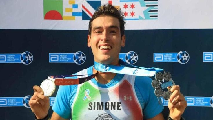 Il diabete non ferma Simone, maratoneta da Guinness: è il più veloce del mondo