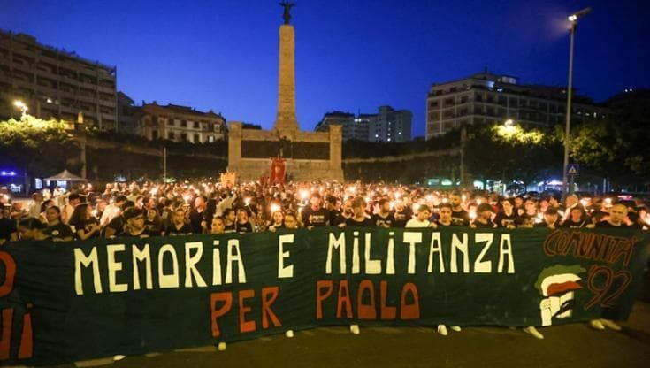 La fiaccolata in via D’Amelio: “Salvatore Borsellino ha superato il limite”. Arrivano le scuse