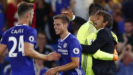 Premier, Chelsea: Diego Costa fa sorridere Conte, West Ham sconfitto all'89'