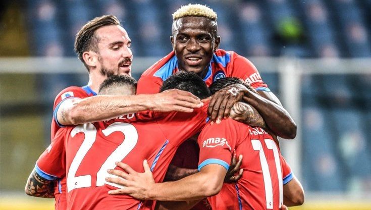Sampdoria-Napoli 0-4: show di Osimhen, azzurri in vetta da soli a punteggio pieno
