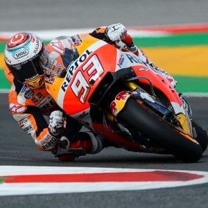 MotoGp: Marquez guida le libere in Catalogna. Rossi attardato