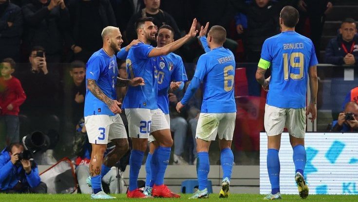 Albania-Italia 1-3: Di Lorenzo e doppietta di Grifo, gli azzurri vincono in rimonta