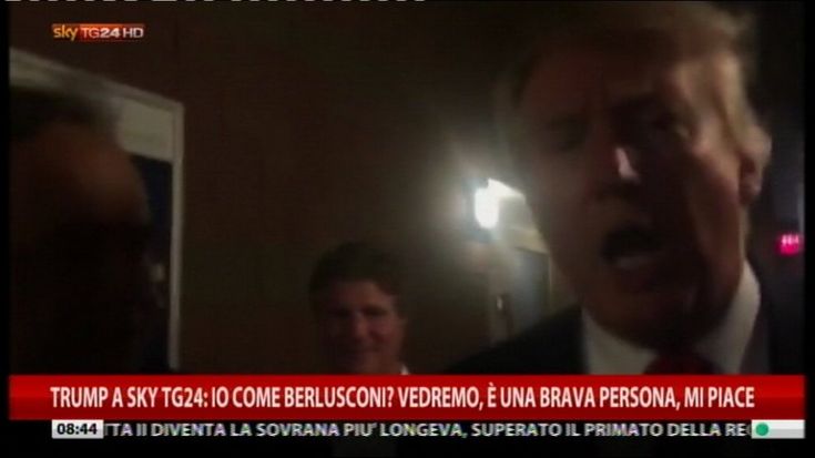 Berlusconi, Donald Trump: "Mi piace, è una persona per bene"